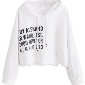 Cropped hoodie